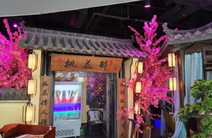 今朝桃花醉小酒馆