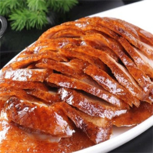 黑木炭烤鸭