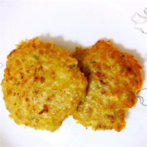 鸡蛋肉饼