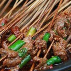 麻辣牛肉串串