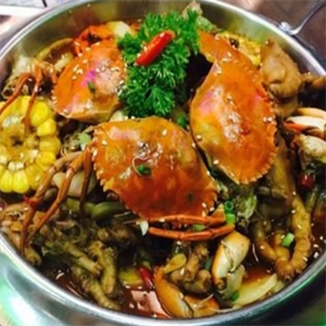 巴啦嘴肉蟹煲